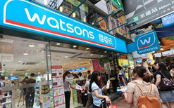 商超配送代表:屈臣氏入倉(cāng)